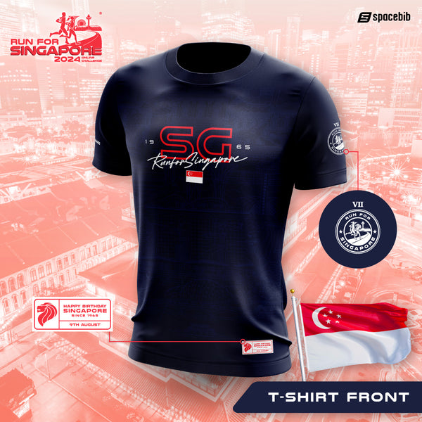 Run For Singapore 2024 5.9KM Finisher Tee