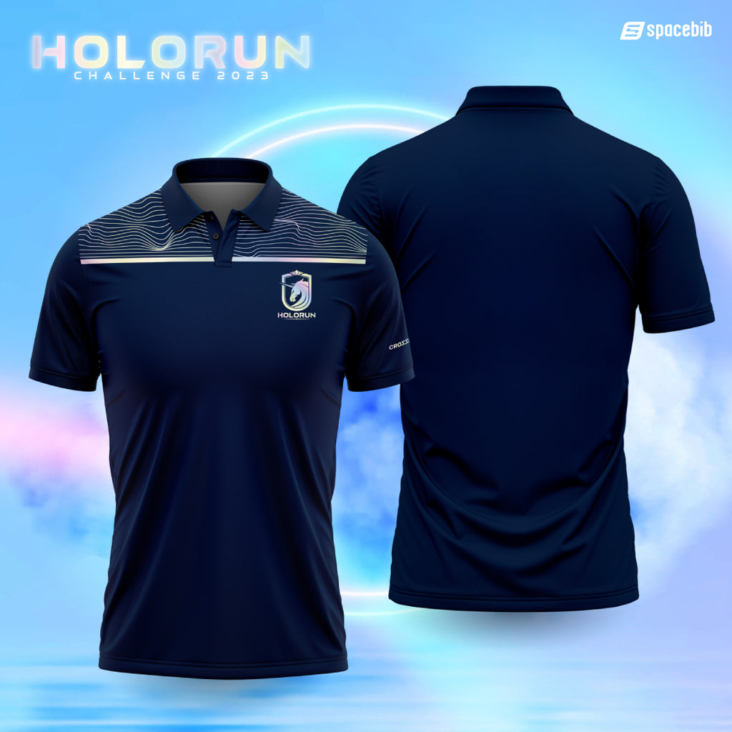 Holo Run Unicorn Polo Tee