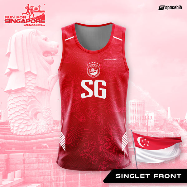 Run For Singapore 2023 Singlet (Red)