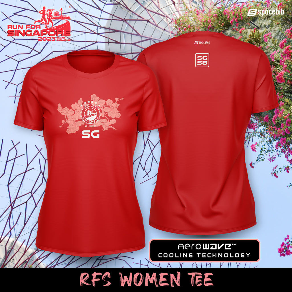 Run For Singapore 2023 Women Tee
