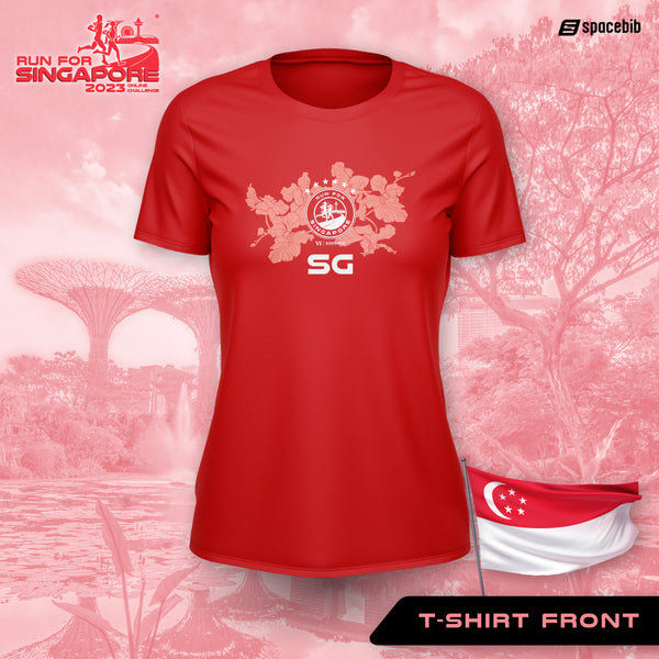 Run For Singapore 2023 Women Tee