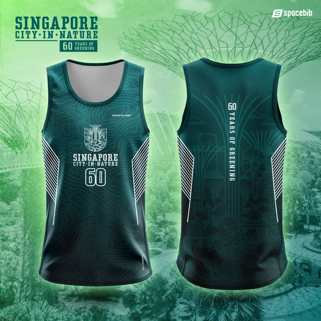 SG City in Nature Challenge Singlet