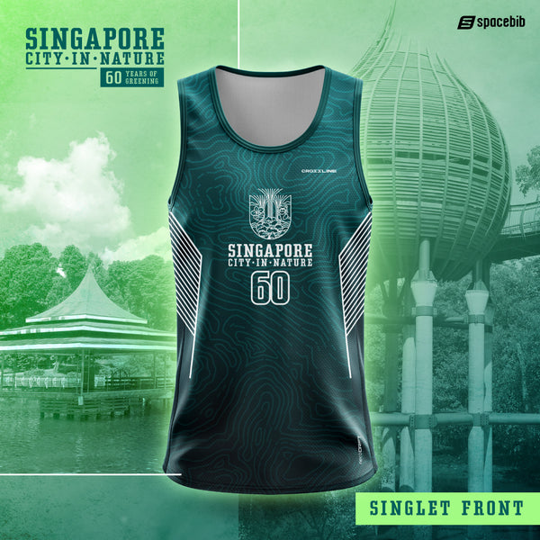 SG City in Nature Challenge Singlet