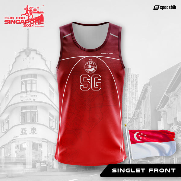 Run For Singapore 2024 Singlet (Red)