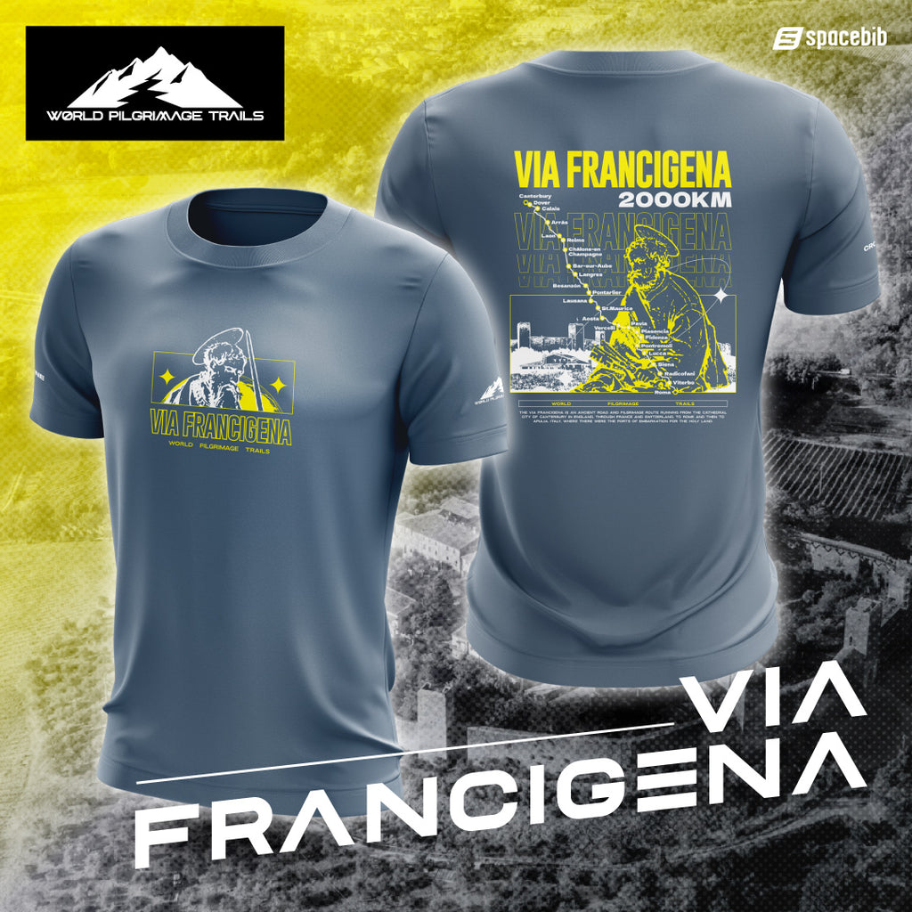 World Pilgrimage Trails: Via Francigena Tee