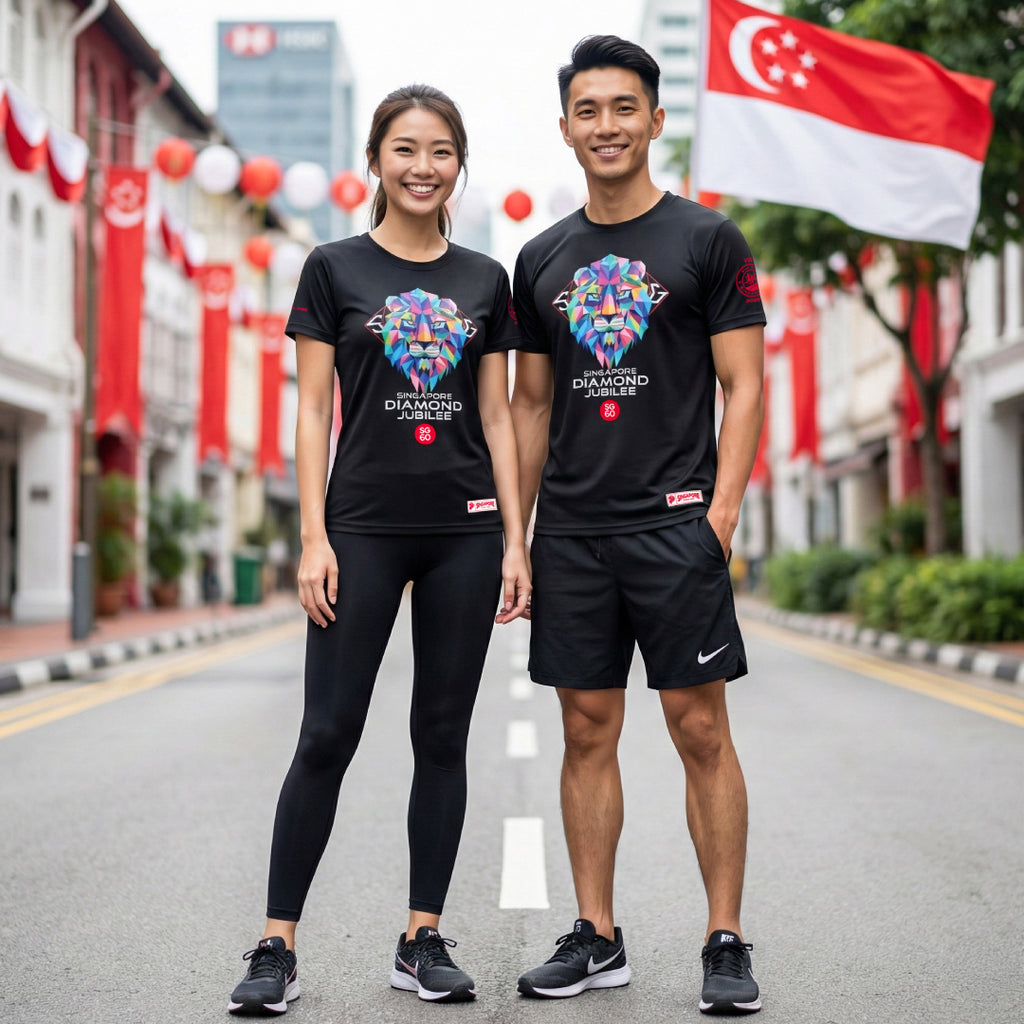 Run For Singapore SG60 Diamond Jubilee Tee