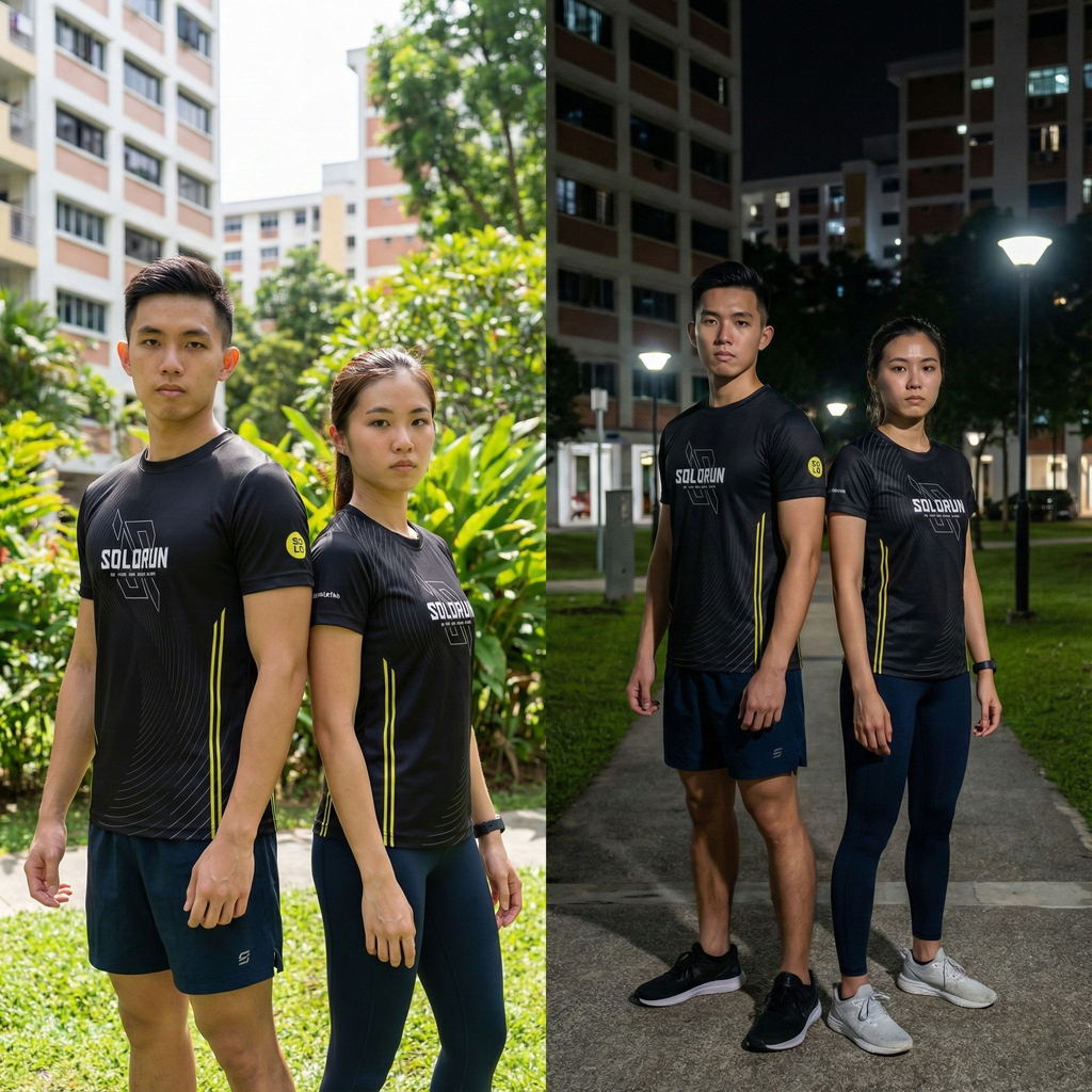 Solo Run Active Unisex Tee