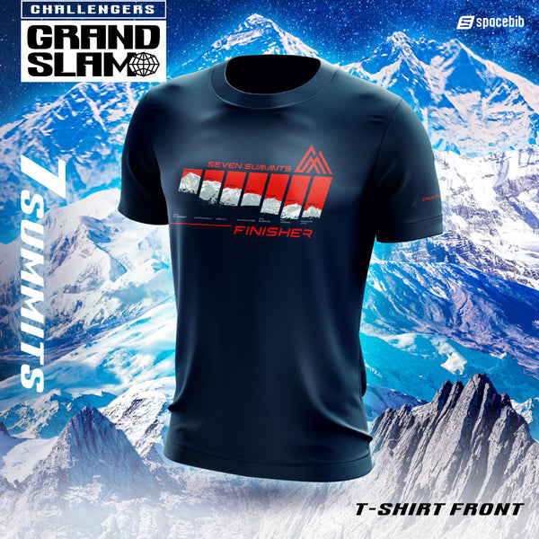 Grand Slam: 7 Summits Finisher T-Shirt