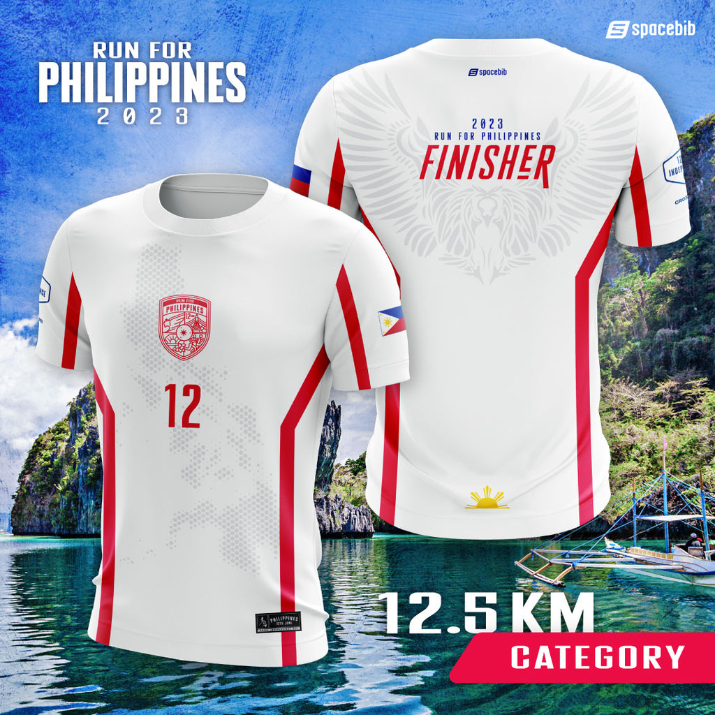 Run For Philippines 2023: 12.5KM Finisher Tee