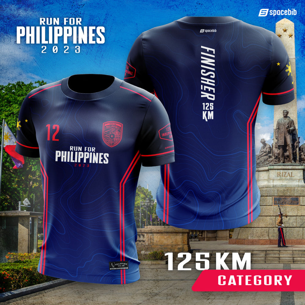 Run For Philippines 2023: 125KM Finisher Tee
