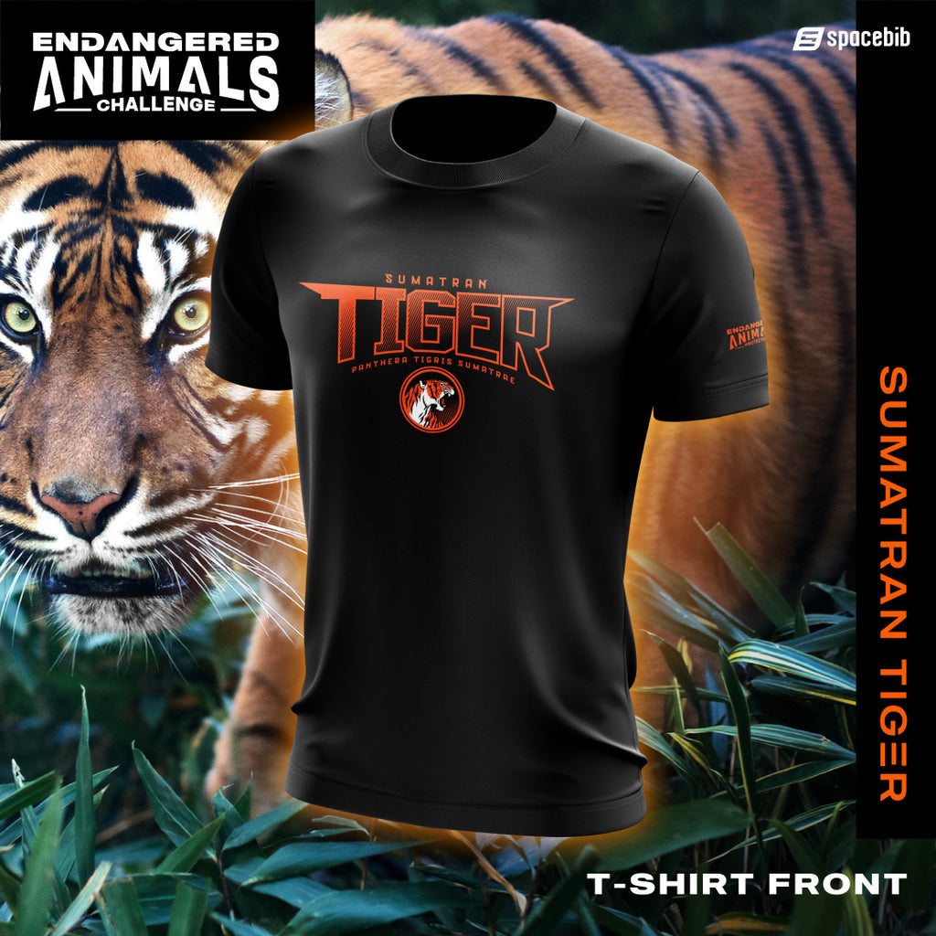 Animals Challenge Sumatran Tiger T Shirt Spacebib
