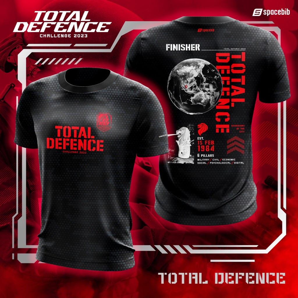 Total Defence 2023 Finisher Tee (Black)