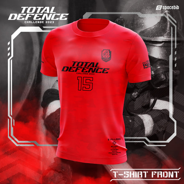 Total Defence 2023 Finisher Tee (Red)