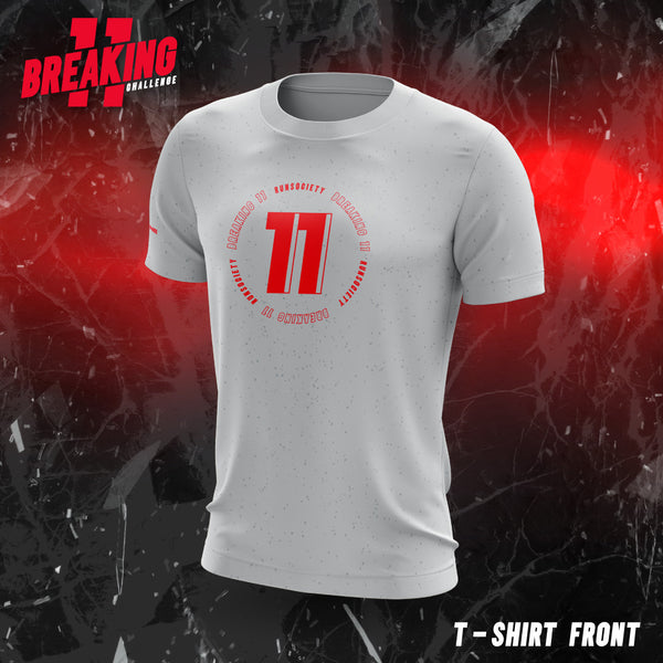 RunSociety Breaking 11 Grey T-Shirt